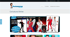 Desktop Screenshot of caricaturasonline.net